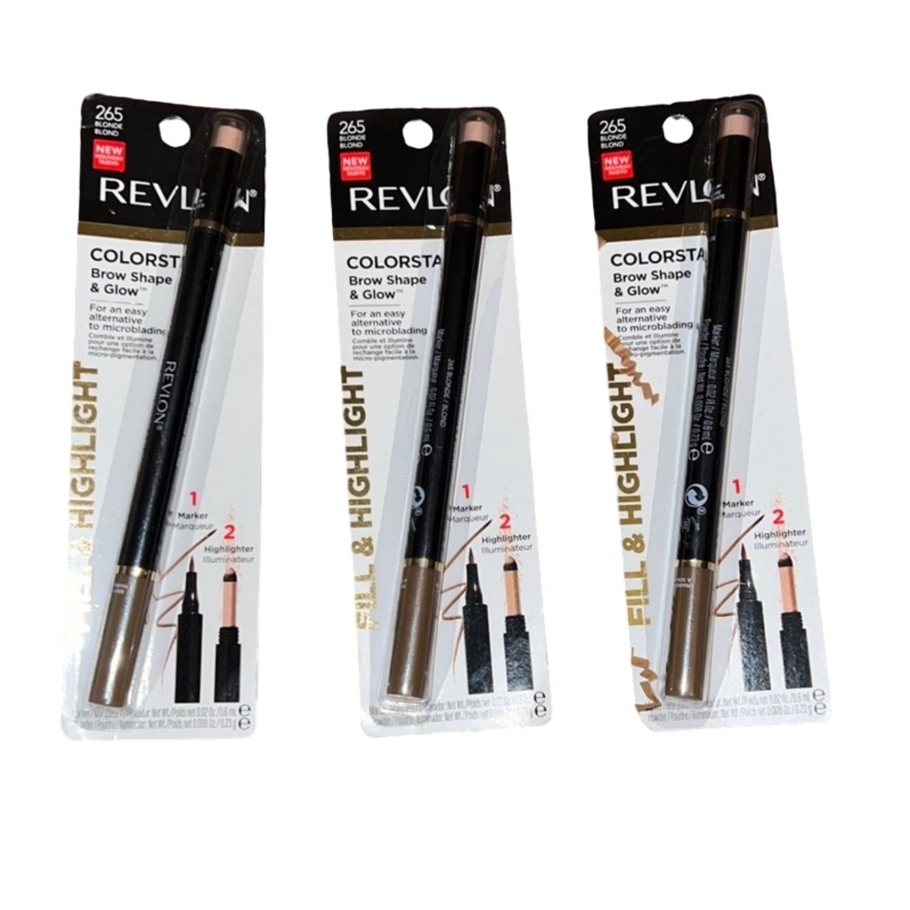 Revlon ColorStay Brow Shape & Highlight Set 3 packs #265 Blonde